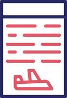 Flight Checklist Vector Icon