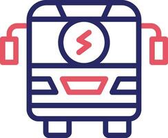 Electric Bus Vector Icon