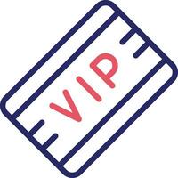 VIP Pass Vector Icon