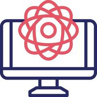 Quantum Computing Vector Icon