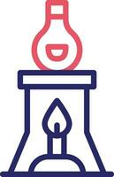 Bunsen Burner Vector Icon