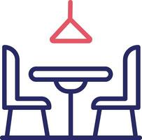 Dinner Table Vector Icon