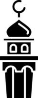 Minaret Glyph Icon vector