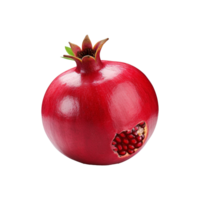 AI generated Pomegranate fruit isolated on transparent background png