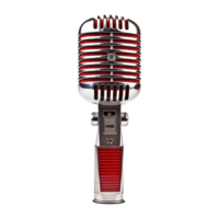 AI generated Microphone isolated on transparent background png