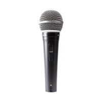 AI generated Microphone isolated on transparent background png