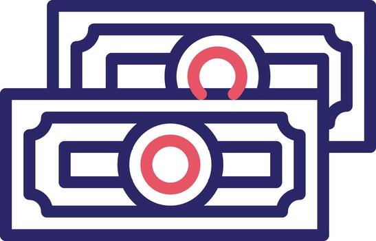 fijo activo vector icono