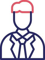 Male Financial Advisor Vector Icon