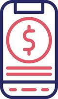 Financial App Vector Icon