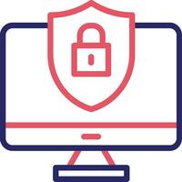 Computer Security Vector Icon