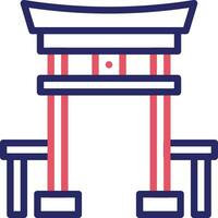 Torii Gate Vector Icon