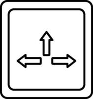 Resize Line Icon vector