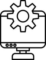 Development Line Icon vector