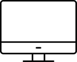 Secreen Line Icon vector