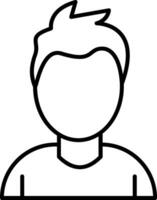 User Line Icon vector