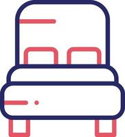 Double Bed Vector Icon