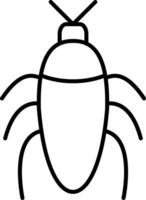 Insect Line Icon vector
