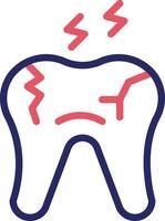 Tooth Decayed Vector Icon