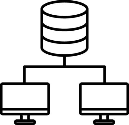 Data Center Line Icon