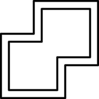 Combine Line Icon vector