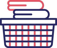 Laundry Basket Vector Icon