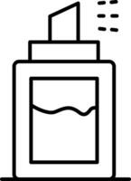 Deodorant Line Icon vector