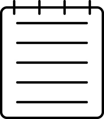 Note Line Icon