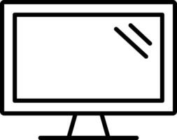 Computer Line Icon vector