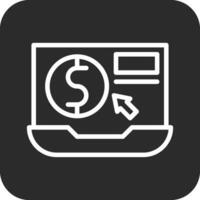 pago por clic icono de vector