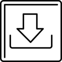 Download Line Icon vector