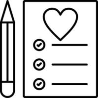 Procedure Line Icon vector