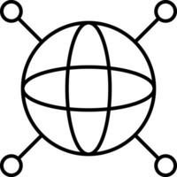 Internet Line Icon vector