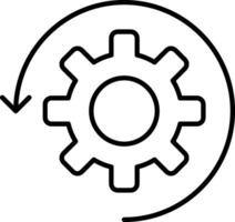 Automate Line Icon vector