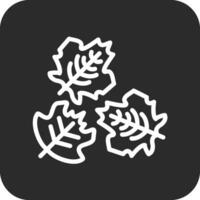 Leaves Falling Vector Icon