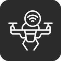 Smart Drone Vector Icon