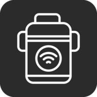 Smart Cooker Vector Icon