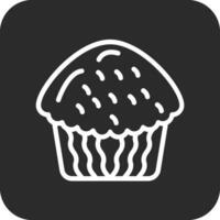 icono de vector de cupcake