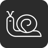 icono de vector de caracol