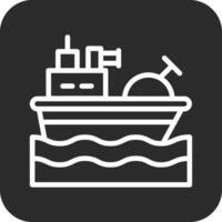 Army Ship Vector Icon