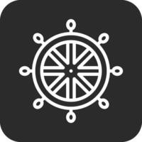 Ship Wheel Vector Icon