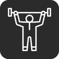 Weight Lifting Vector Icon