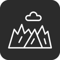 Wild Mountain Vector Icon