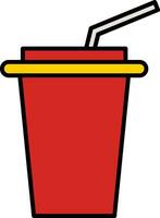 Drinks Line Filled Icon vector