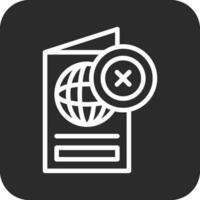 Passport Rejected Vector Icon