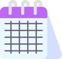 Calender Line Filled Icon vector