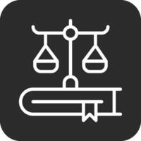 Law Book Vector Icon