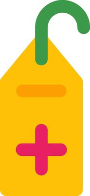 Add tag Line Filled Icon