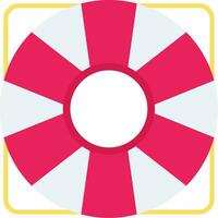 Support Line Filled Icon vector