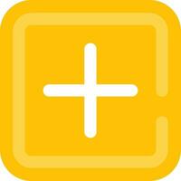 Add Line Filled Icon vector
