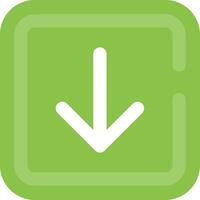 Arrow Line Filled Icon vector